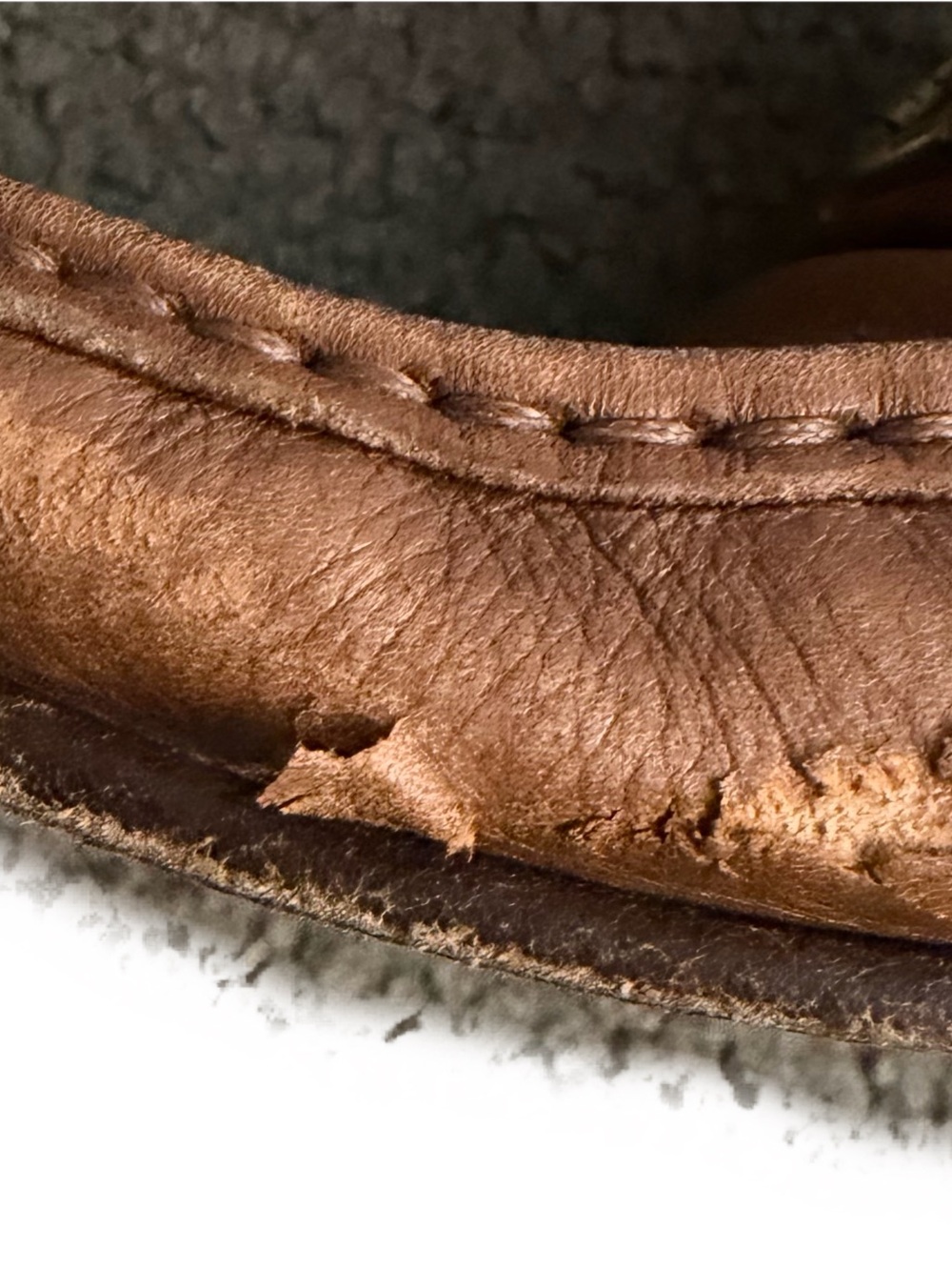 Women’s Salvatore Ferragamo Cognac Leather Bit-Detail Loafers size 7c - Picture 6 of 7
